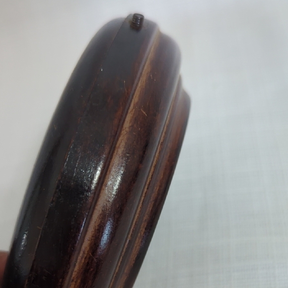 Vintage Standing Clock By Chateau Joullian Pontet Freres Brown - Picture 6 of 7